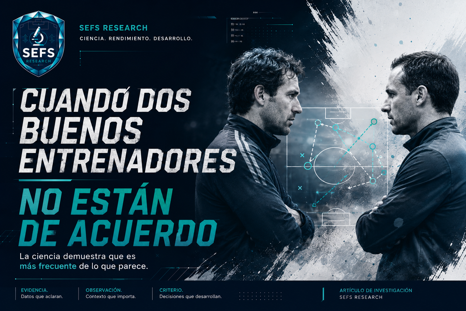 Cuando dos buenos entrenadores no están de acuerdo — la ciencia demuestra que es más frecuente de lo que parece