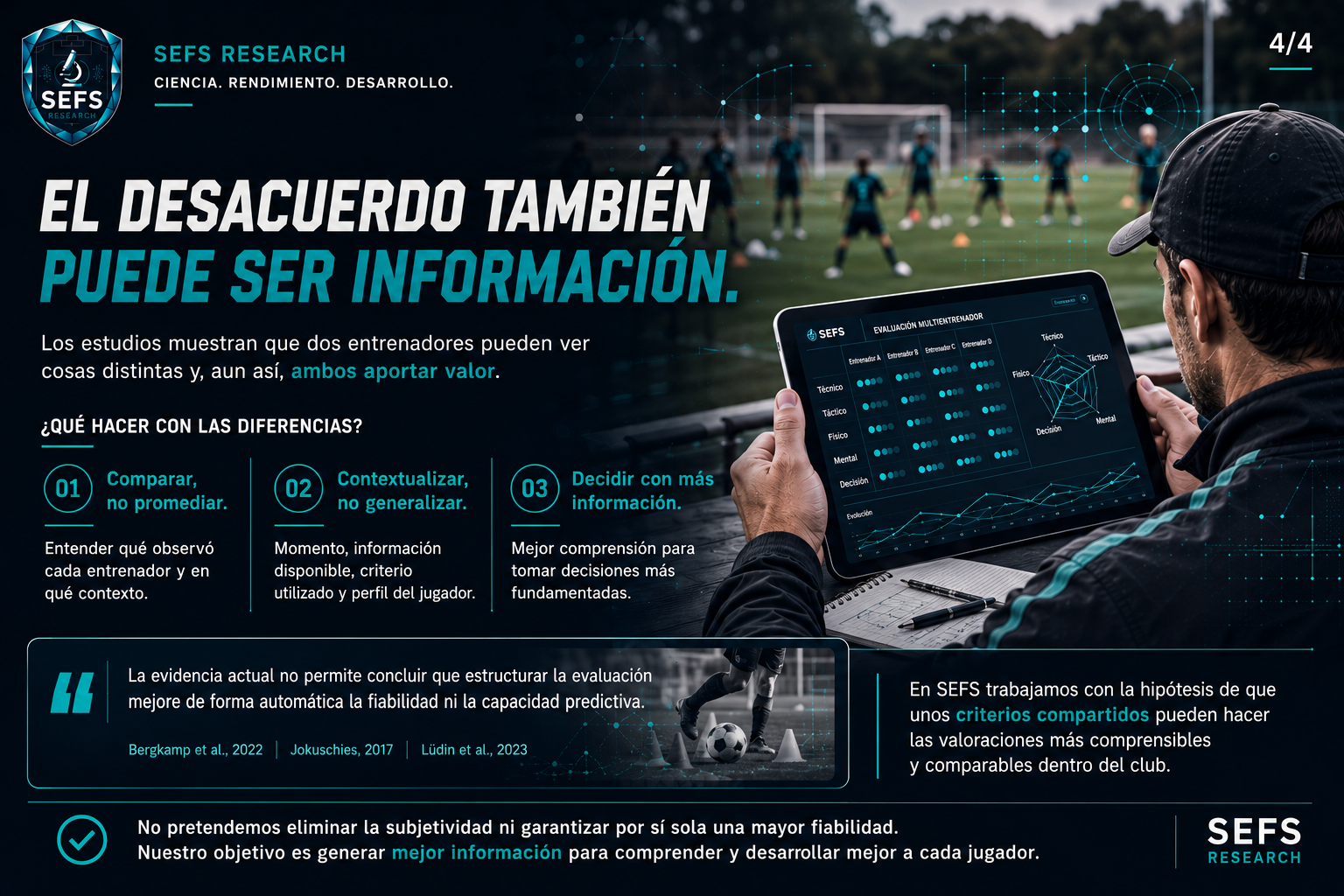El desacuerdo también puede ser información — qué hacer con las diferencias: comparar no promediar, contextualizar no generalizar, decidir con más información