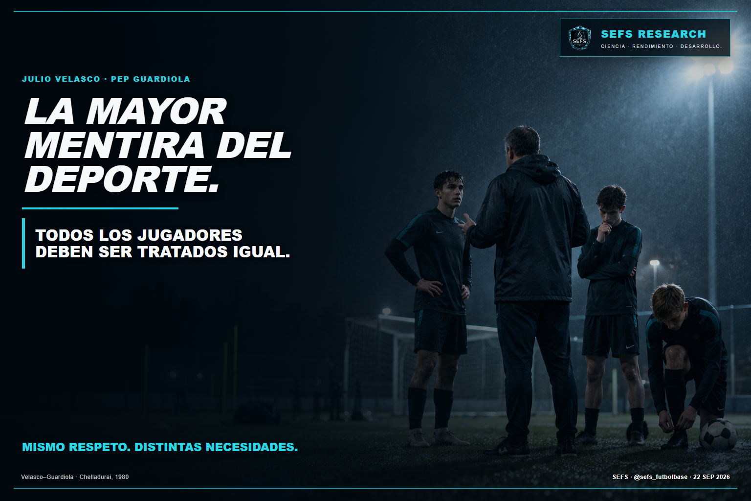 La mayor mentira del deporte: todos los jugadores deben ser tratados igual