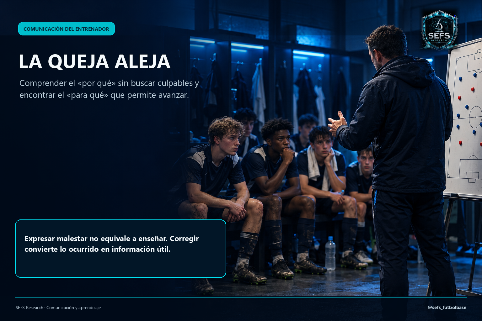 La queja aleja: expresar malestar no equivale a enseñar