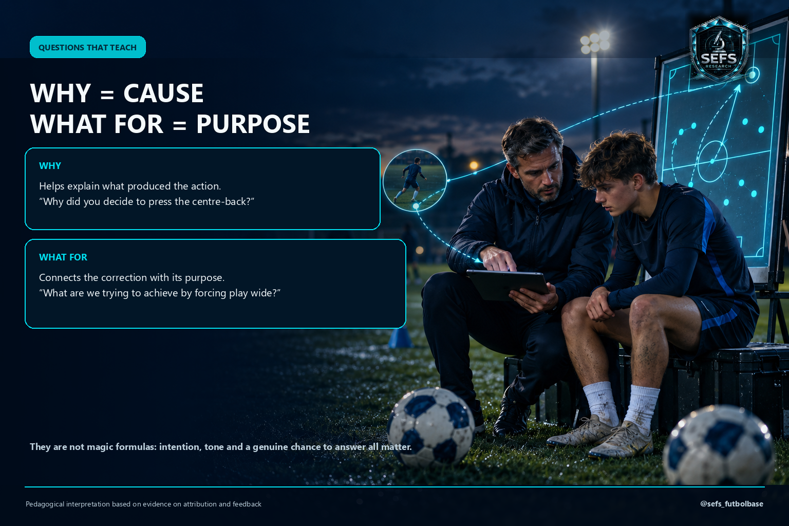 Why = cause, what for = purpose