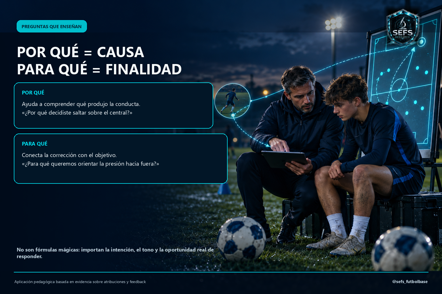 Por qué = causa, para qué = finalidad